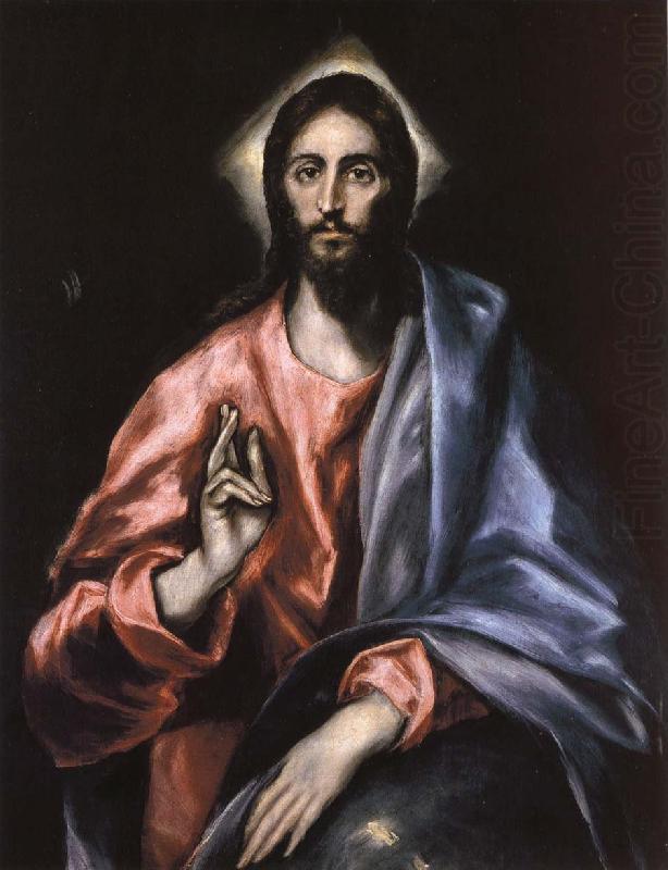 Christ as Saviour, El Greco